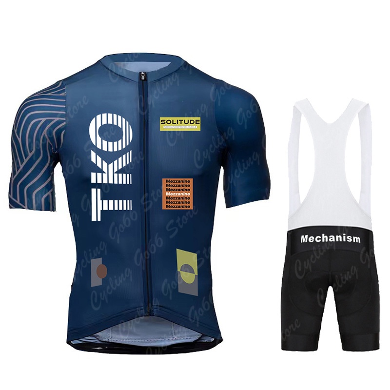 Mountain Biking Trousers - Men's Short Sleeve Cycling Jersey Set