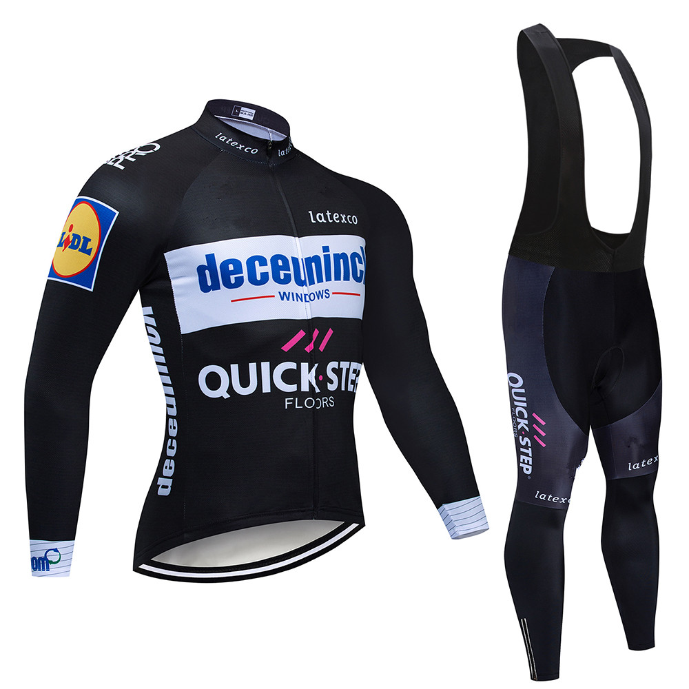 Quick step Cycling Jersey Set  - Mountain Biking Uniform ulasan dan harga