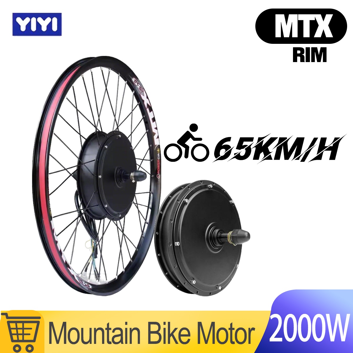 MTX 48V52V 2000W Ebike Motor W - Mountain Biking Gear ulasan dan harga