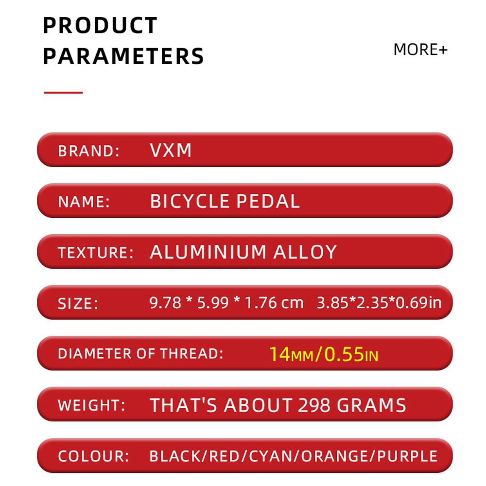 VXM Bicycle Ultralight Seal Be - Pedal Platform Flat ulasan dan harga