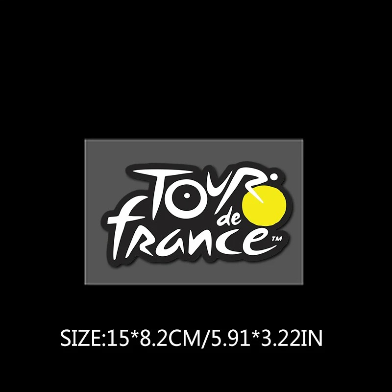 1Pc Tour de France Logo Vinyl  - Mountain Biking France ulasan dan harga