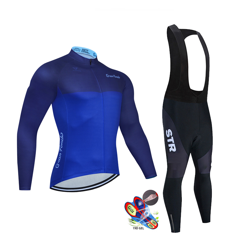 Autumn Black Cycling Jersey Se - Mountain Biking Trousers ulasan dan harga