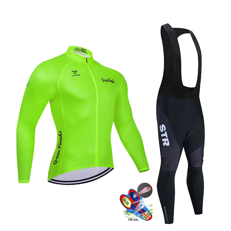 Autumn Black Cycling Jersey Se - Mountain Biking Trousers ulasan dan harga