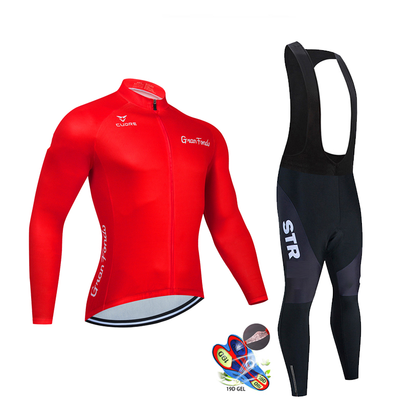 Autumn Black Cycling Jersey Se - Mountain Biking Trousers ulasan dan harga