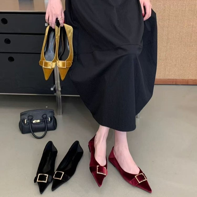Women's High-quality Elegant T - Pedal Platform Flat ulasan dan harga