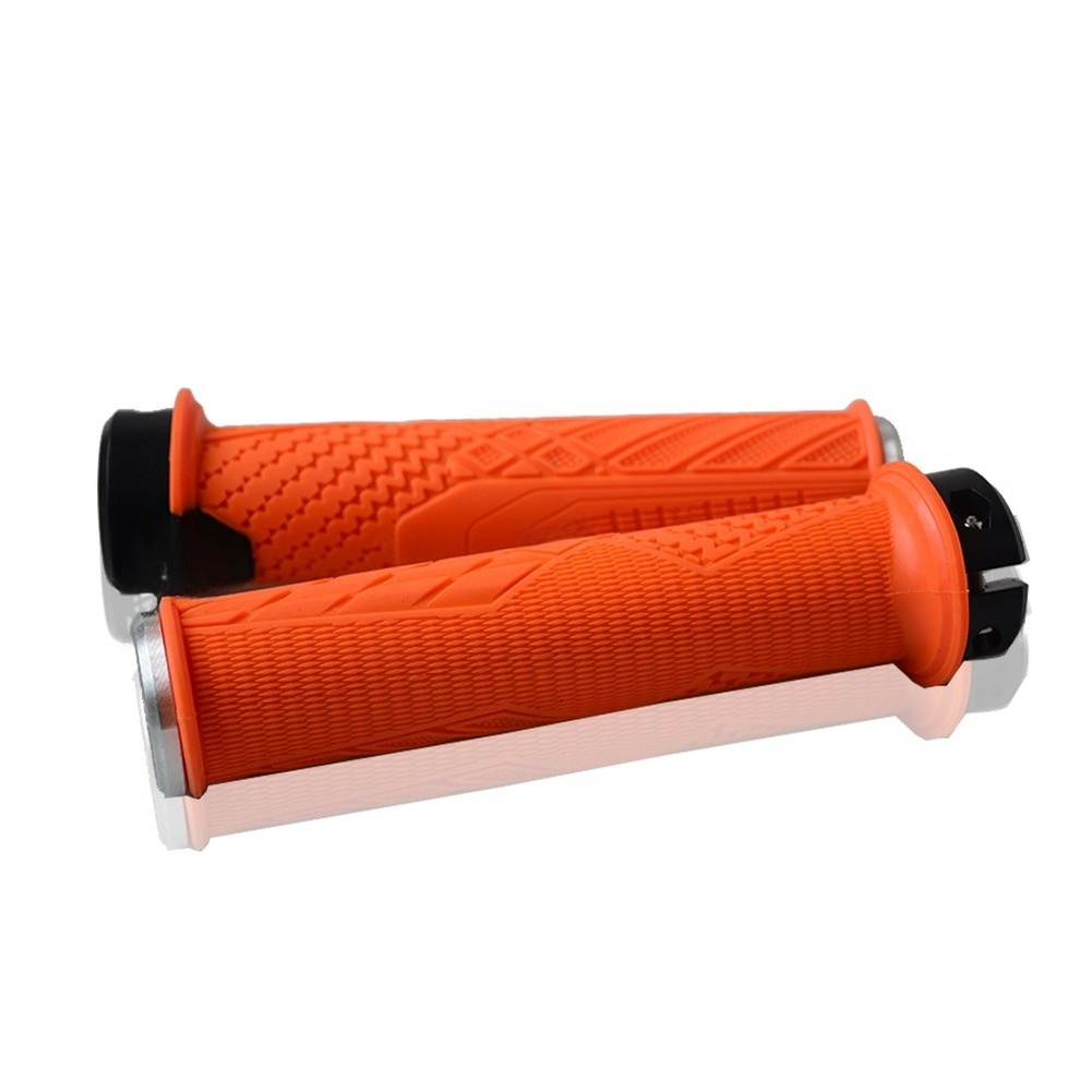 2Pcs TPR Rubber Bike Grips Kit - Mountain Biking For Fitness ulasan dan harga
