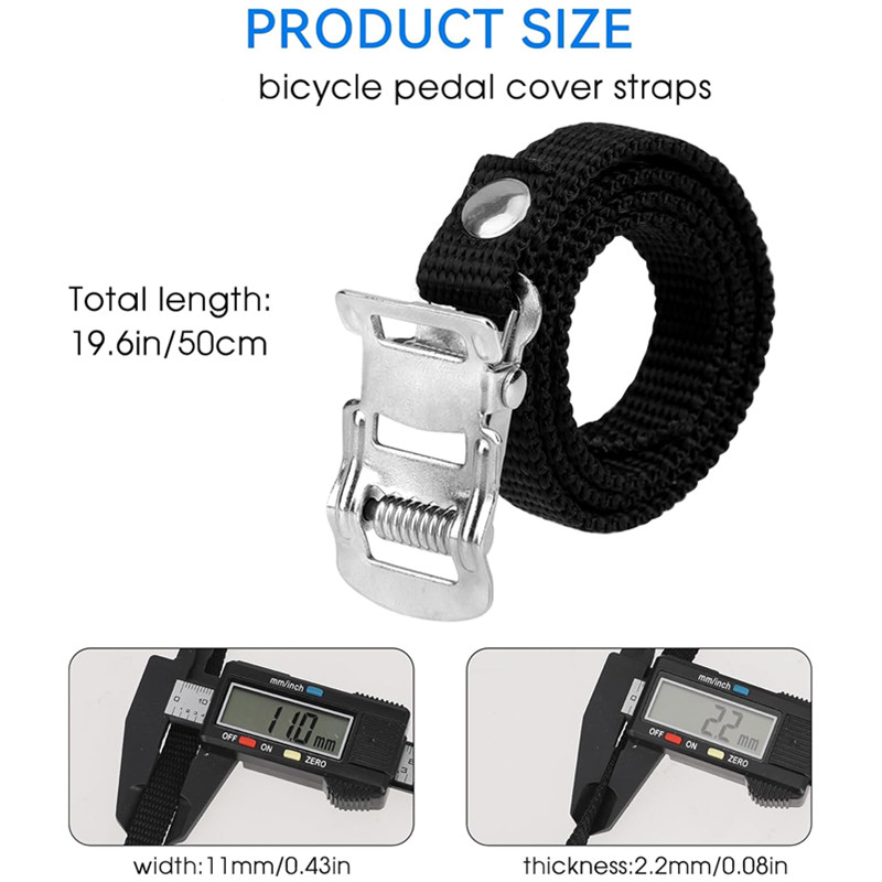 1/2pair Bikes Pedal Toe Straps - Mountain Biking For Fitness ulasan dan harga
