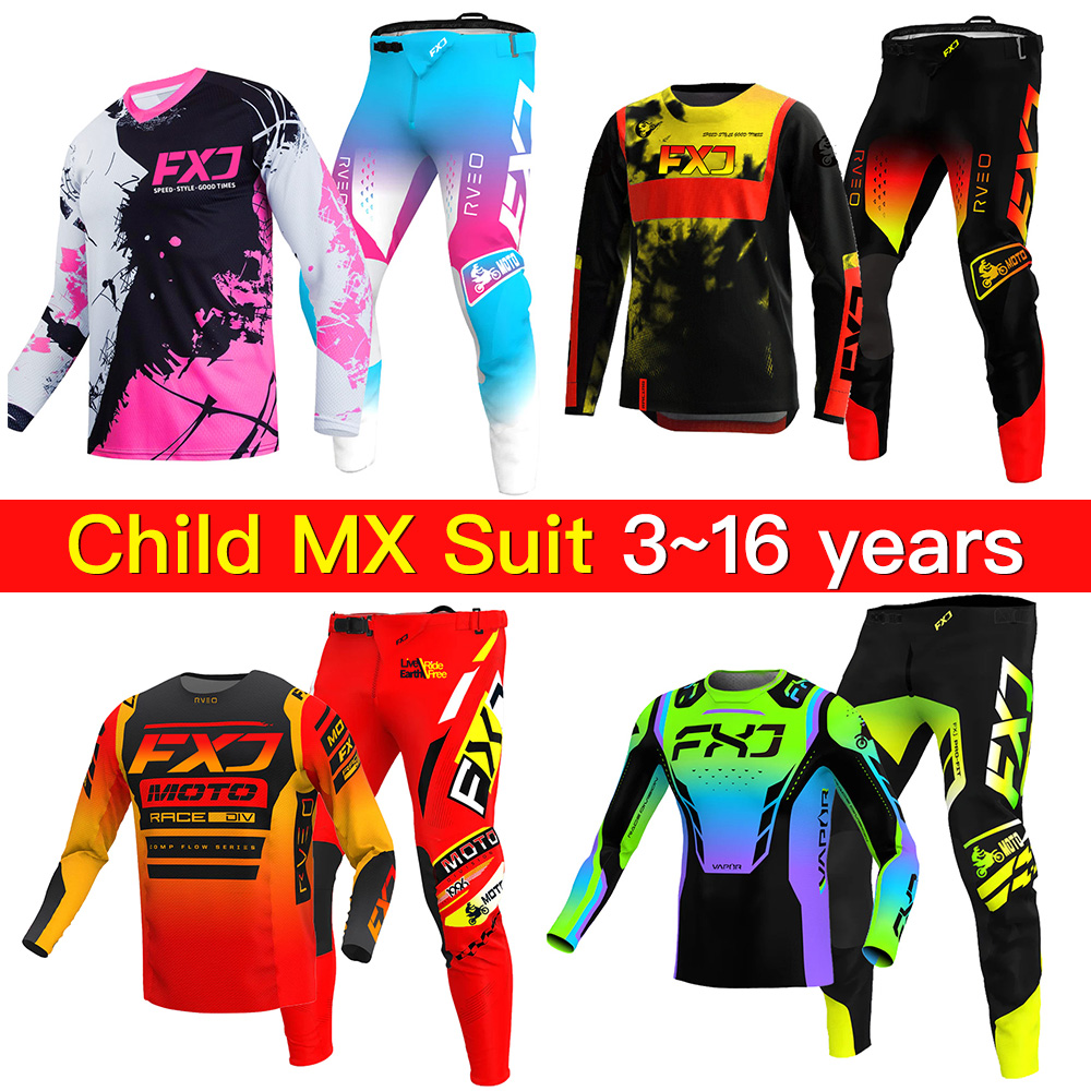 Motocross Gear Set for Kids 20 - Mountain Biking Trails ulasan dan harga