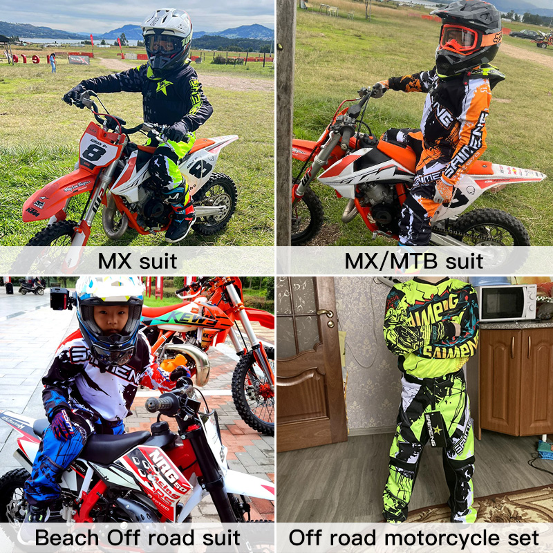 Motocross Gear Set for Kids 20 - Mountain Biking Trails ulasan dan harga