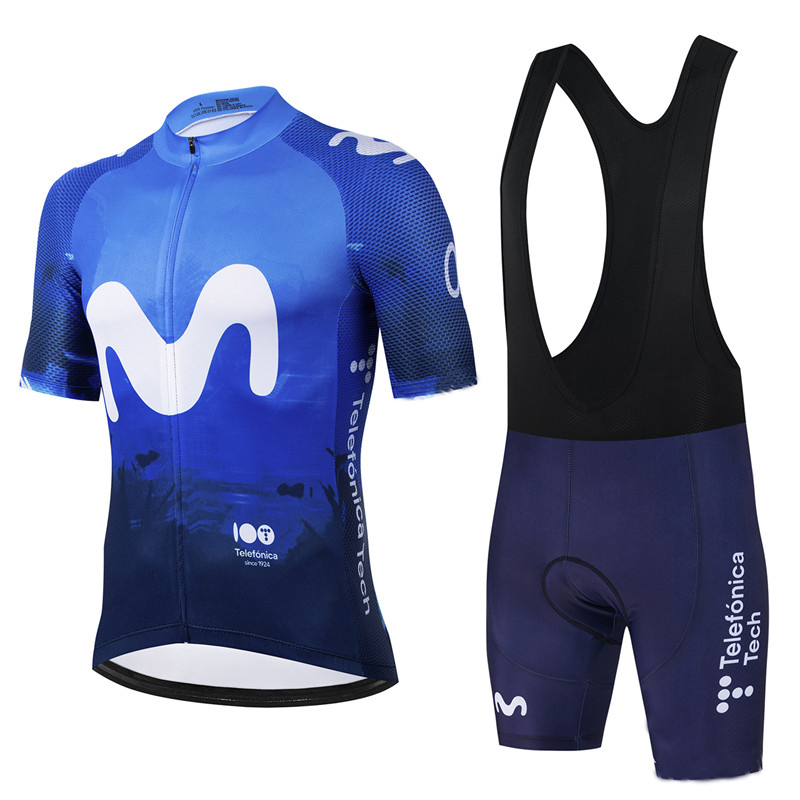 Movistar Pro Team Summer Cycli - Mountain Biking Uniform ulasan dan harga