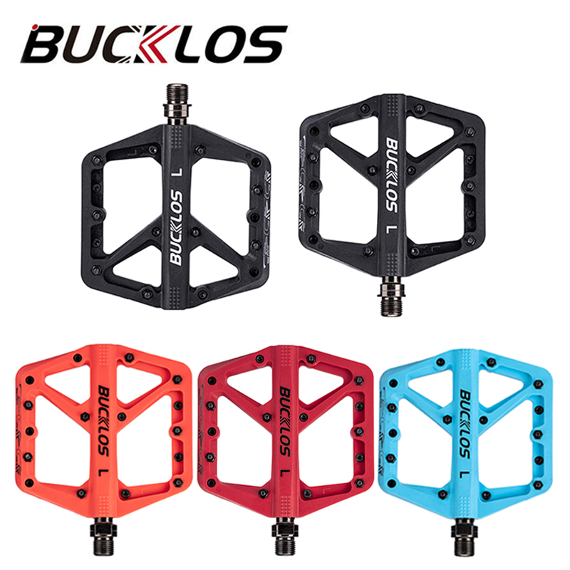 BUCKLOS Bicycle Flat Pedals DU - Pedal Platform Flat ulasan dan harga