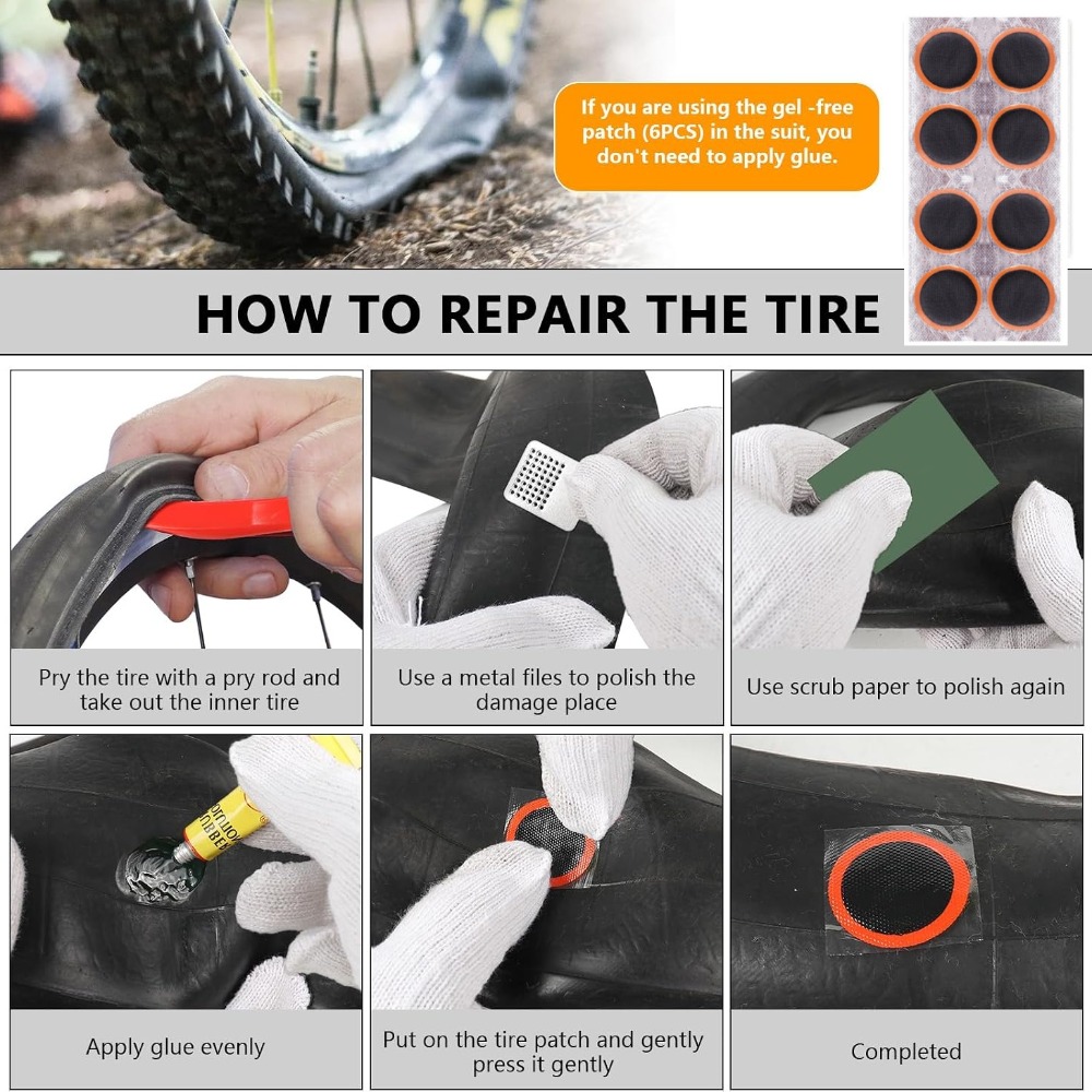 Bike Tire Repair Kit,Bicycle I - Mountain Biking Tube ulasan dan harga