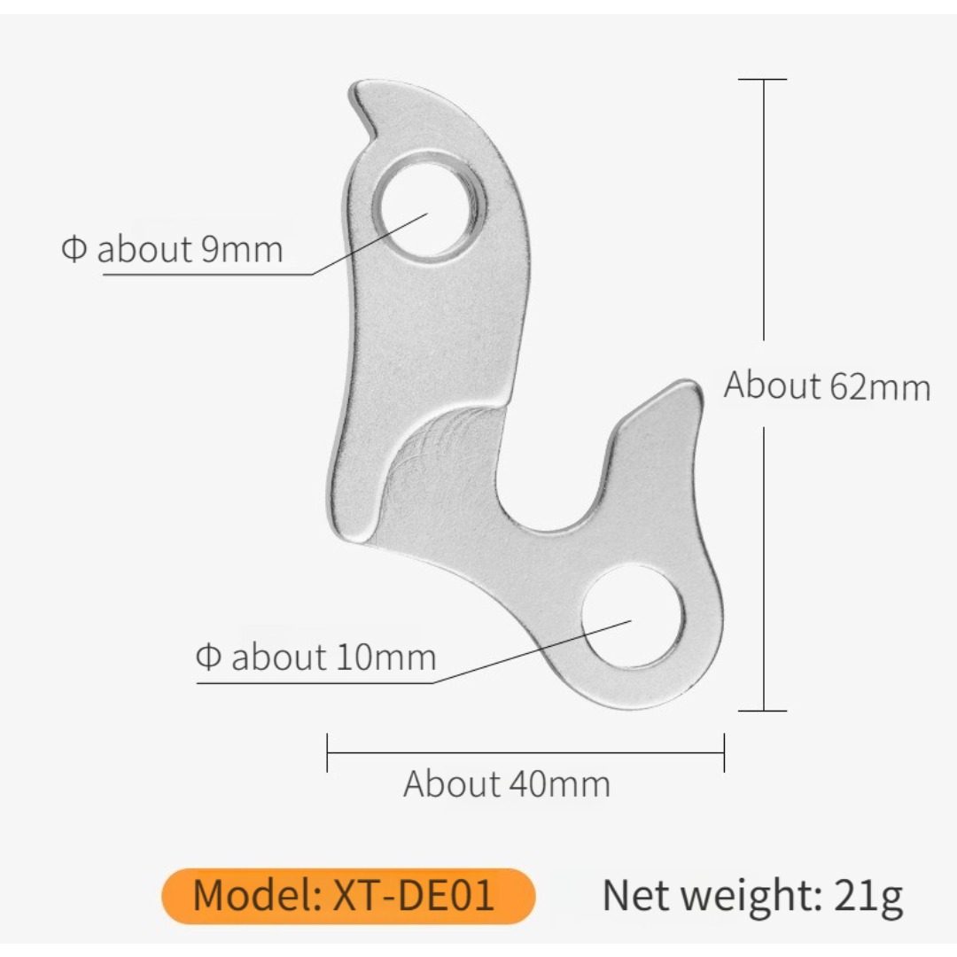 Mountain bike derailleur hange - Mountain Biking Gear ulasan dan harga